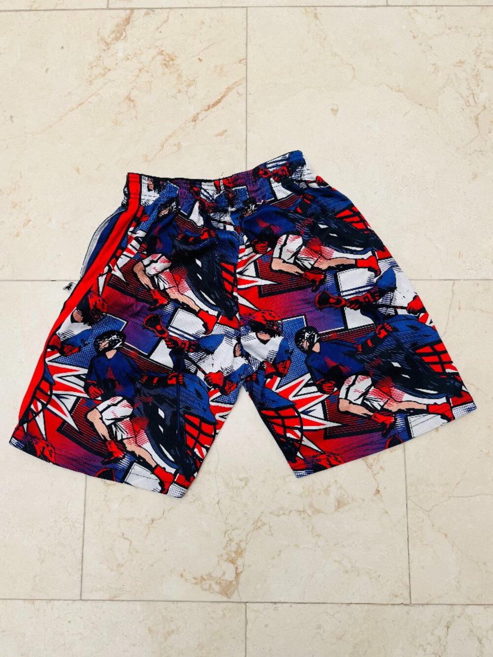 Boys Flow Society Lacrosse Shorts Sz L